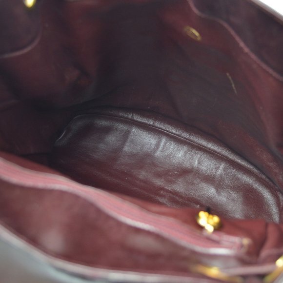 CHANEL * 1986-1988 Backpack Bordeaux Crocodile 60497 - Picture 9 of 11